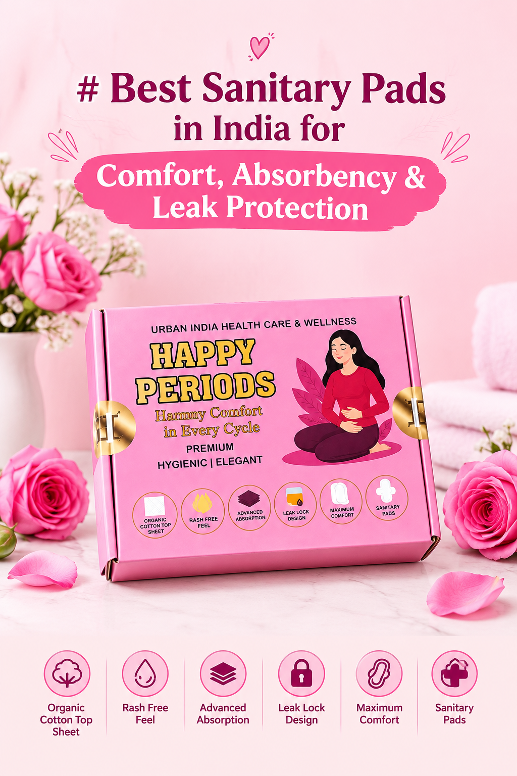 Best Sanitary Pads in India for Comfort, Absorbency & Leak Protection