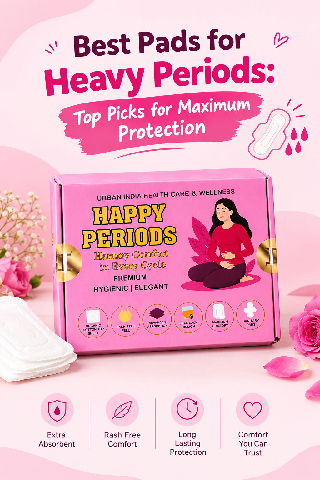 Best Pads for Heavy Periods: Top Picks for Maximum Protection