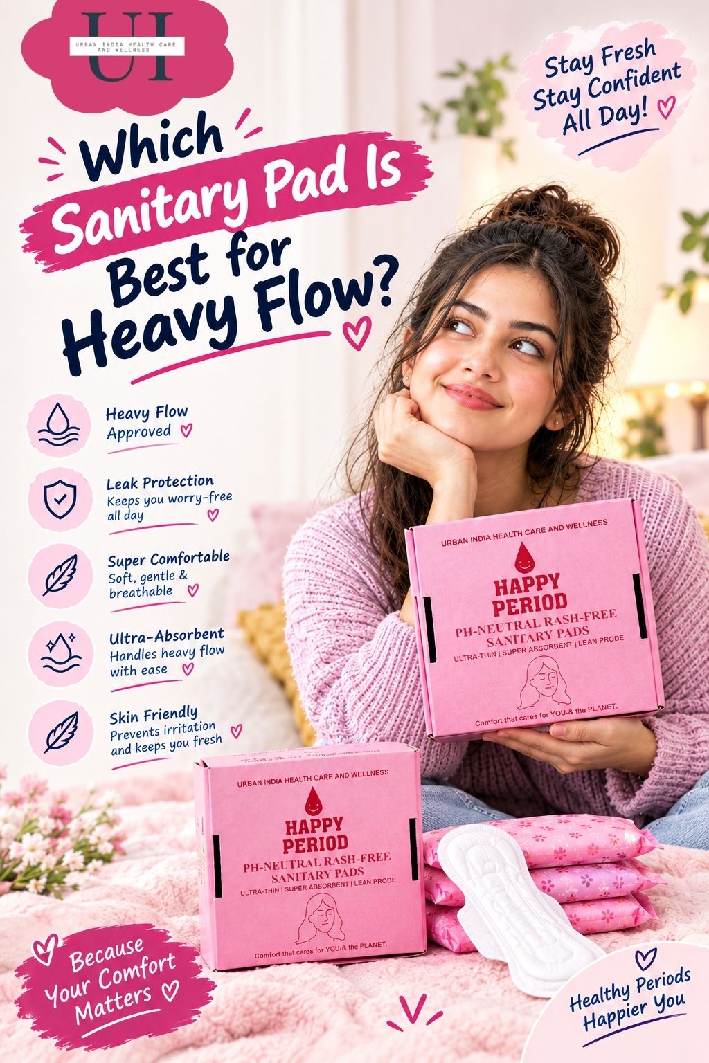 Which Sanitary Pad Is Best for Heavy Flow?
