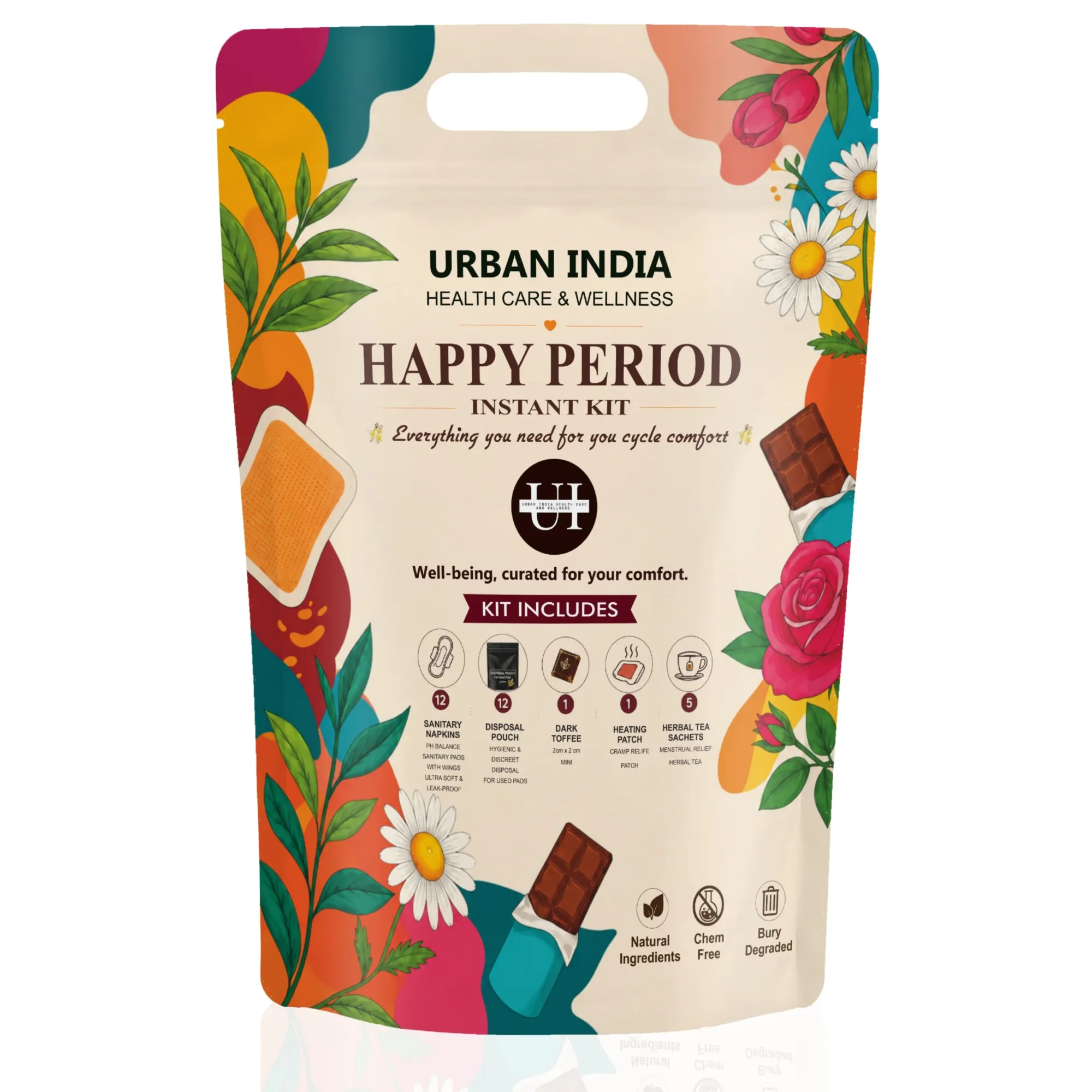 Happy Period Instant Kit – Complete Menstrual Comfort & Care Kit